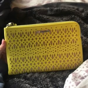 Stella & Dot Yellow Clutch